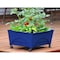 Emsco Group Raised Bed Grow Box, Self Watering and Improved Aeration, Mobile Unit with Casters, Cobalt Blue 2348-1HD - alternate 2